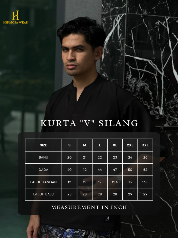 KURTA "V" SILANG-OLIVE GREEN