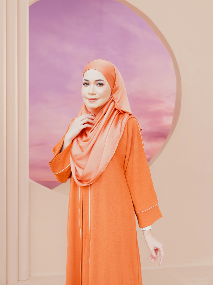 NOVALIE ABAYA DRESS TERRACOTTA