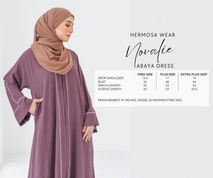 NOVALIE ABAYA DRESS BLUE